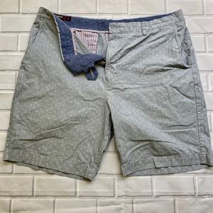 Johnston & Murphy Shorts Navy Gray & White 38